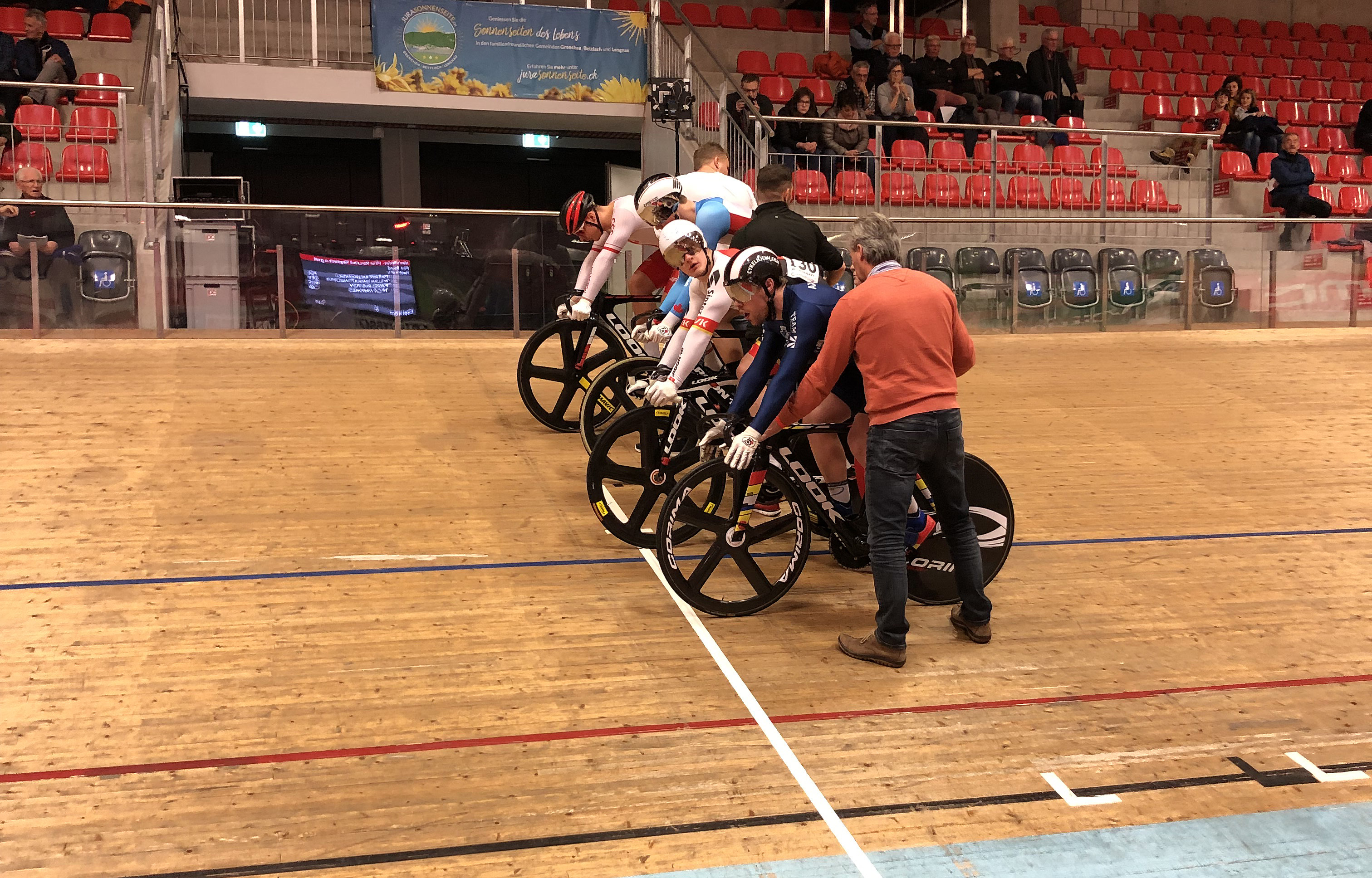Tre DBC-sprintere har deltaget i Track Cycling Challenge i Grenchen
