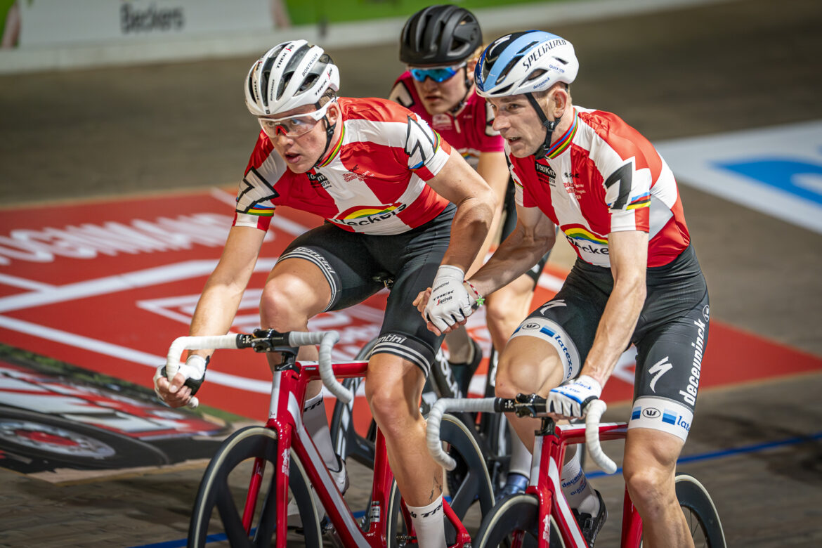 Michael Mørkøv og Mads Pedersen klar til kamp i 100 km parløb