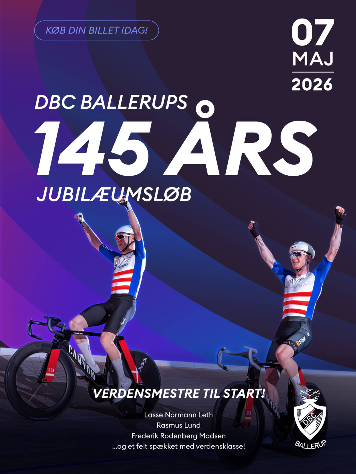 DBC Ballerups 145 års jubilæumsløb – 7. maj 2026
